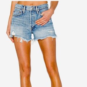 AGOLDE Revolve Parker Short Sz 26 Swampmeat